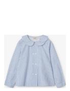 Talea Tops Shirts Long-sleeved Shirts Blue MarMar Copenhagen