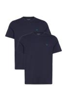 2 Pack Top Tops T-shirts Short-sleeved Navy Emporio Armani