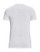 Ua Seamless Stride Ss Sport T-shirts & Tops Short-sleeved White Under ...