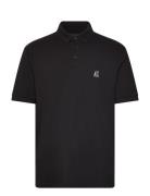 Polo Shirt Tops Polos Short-sleeved Black Armani Exchange