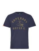 Lo-Fi Outdoor Relaxed Tee Tops T-shirts Short-sleeved Navy Superdry