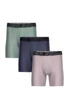 Ua Performance Tech - Solid 6 In 3Pk Boksershorts Multi/patterned Unde...