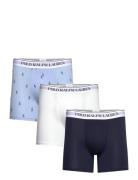 Stretch Cotton Boxer Brief 3-Pack Boksershorts Navy Polo Ralph Lauren