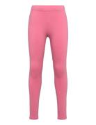 Leggings Basic Brushed Inside Bottoms Leggings Pink Lindex