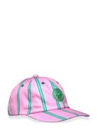 Tnd Stripe Cap Accessories Headwear Caps Pink TUMBLE 'N DRY