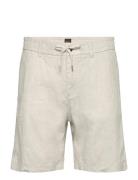 Chino-Tapered-Ds-2-S Bottoms Shorts Chinos Shorts Beige BOSS