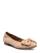 Woms Ballerina Ballerinasko Ballerinaer Beige Tamaris