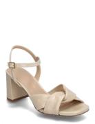 Medwaygia Sandal Med Hæl Beige UNISA