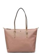 Nylon Medium Keaton Tote Bag Shopper Veske Beige Lauren Ralph Lauren