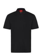 Dekok233 Designers Polos Short-sleeved Black HUGO