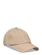 Anfred Dad Cap Accessories Headwear Caps Beige Upfront