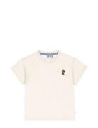 Tnd Felice Tops T-shirts Short-sleeved Cream TUMBLE 'N DRY