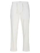 Jpstkane Summer Lnen Blend Jogger Sn Bottoms Trousers Casual White Jac...