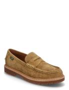 Jett Lug-Sole Suede Penny Loafer Mokasiner Lave Sko Brown Polo Ralph L...