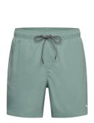 Puma Swim Men Mid Shorts 1P Sport Shorts Green Puma Swim