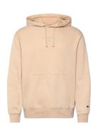 Hooded Sweatshirt Tops Sweat-shirts & Hoodies Hoodies Beige Champion