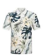Jjhawaii Aop Polo Ss Tops Polos Short-sleeved Blue Jack & J S
