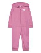 Co-Coverall Langermet Bodysuit Pink Nike