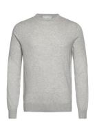 Connor Rws Designers Knitwear Round Necks Grey Tiger Of Sweden