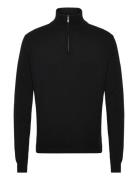Travis Rws Tops Knitwear Half Zip Jumpers Black Tiger Of Sweden
