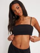Only - Crop tops - Black - Onlabba S/L Strap Cropped Top Cc Tl - Toppe...
