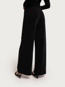 Selected Femme - Vide bukser - Black - Slfruetinni Hw Relaxed Pants - ...