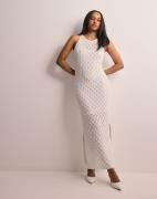 Vero Moda - Hvit - Vmevelyn Sl Crochet 7/8 Dress Vma N