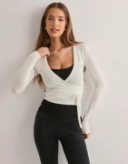 Nelly - Hvit - Tie Wrap Soft Top