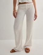 Nelly - Hvit - Stunning Low Waist Structure Pants