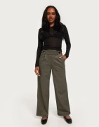 JDY - Multi/Mønstrete - Jdygeggo Mia Long Check Pant Jrs No