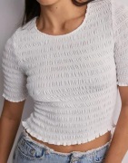 Michael Kors - Hvit - Solid Smock Tshirt