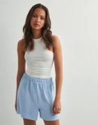 Pieces - Blå - Pcanna Hw Shorts Noos Wvn Bc
