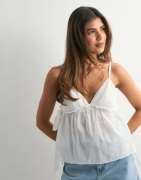 Nelly - Hvit - Side Tied Top