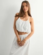 Only - Hvit - Onllou Life Emb Baloon Top Ptm