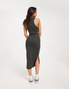 Only - Grå - Onlbelfast S/L Midi Dress Jrs Noos