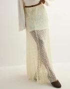 Neo Noir - Hvit - Mariya Lace Skirt