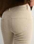 Only - Beige - Onlmary-Global Mid Cord Flared Pnt