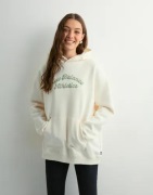 New Balance - Hvit - Linear Heritage Fleece Long Hoodie