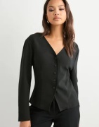 Only - Svart - Onlclever Life L/S Fit Blazer Tlr