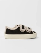 Inuikii - Svart - Shearling Low Velcro