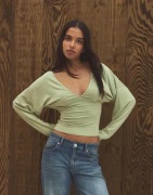 Nelly - Grønn - Soft Plunge LS Top