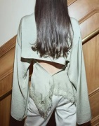 Nelly - Grønn - Sassy Lace Blouse