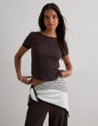 Only - Brun - Onlilse S/S Top Structure Jrs Noos