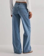 Only - Blå - Onlmadison Blush Hw Wide Dnm CRO371