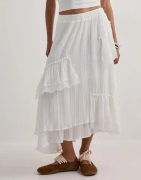 Vero Moda - Hvit - Vmfeline Nw 7/8 Skirt Exp