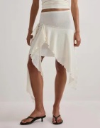 Vero Moda - Hvit - Vmhazel Hw Asm Lace Skirt Jrs Exp