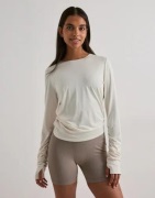 Aim'n - Hvit - Luminous Draped Long Sleeve