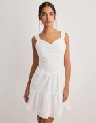 Vero Moda - Hvit - Vmjamie Sl Short Dress Wvn