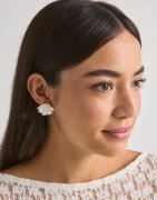 Pieces - Hvit - Pcbetin Earrings 2-Pack