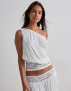 Nelly - Hvit - My Lace Detail Top